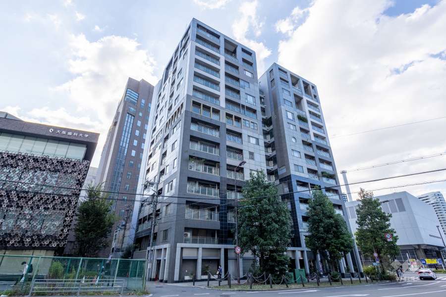 都住創大手前の外観（南東側から）