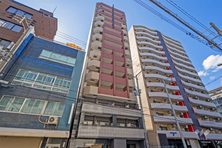 エスライズ天満橋の外観（南東側から）