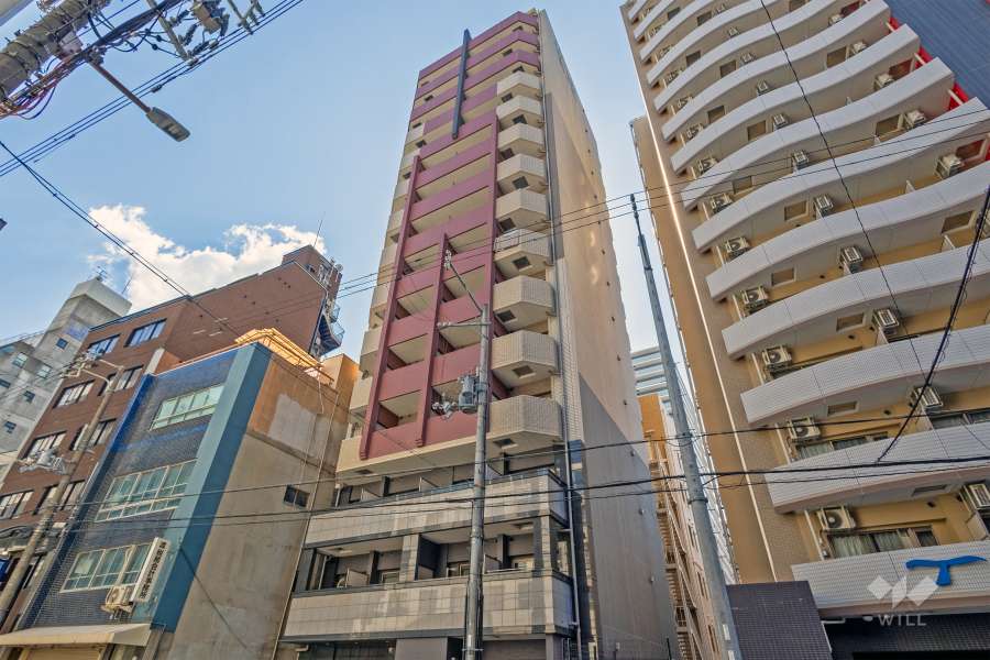 エスライズ天満橋の外観（北東側から）