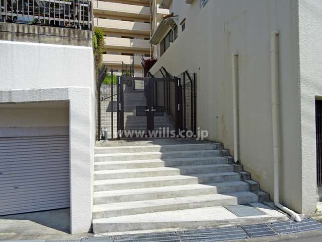 06物件北西側の通用口