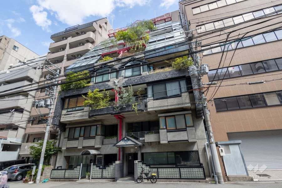 都住創内淡路町の外観（南東側から）