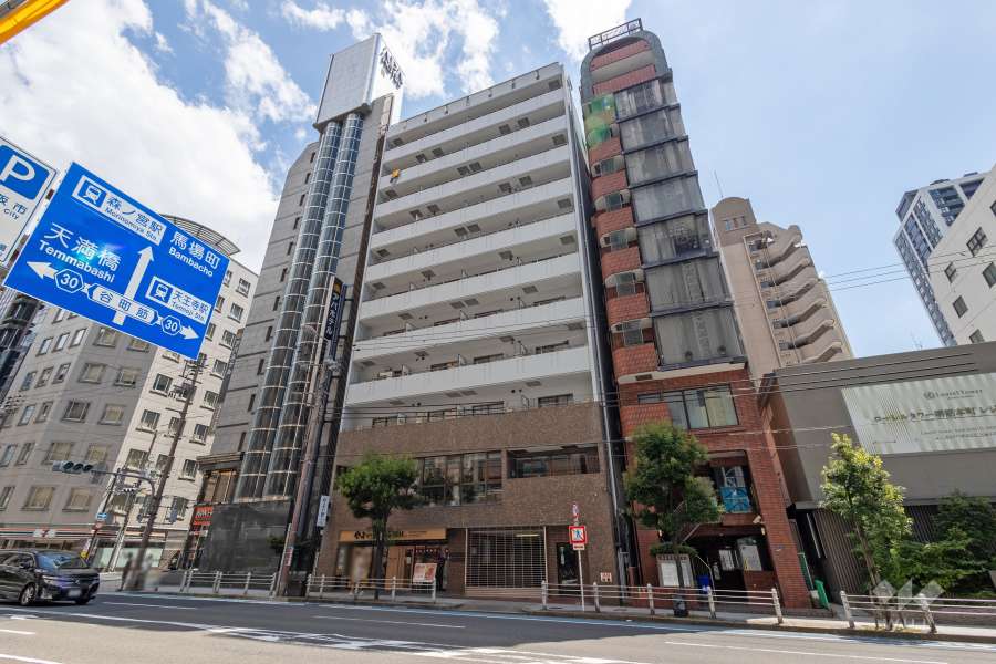 内本町ビューハイツの外観（北西側から）