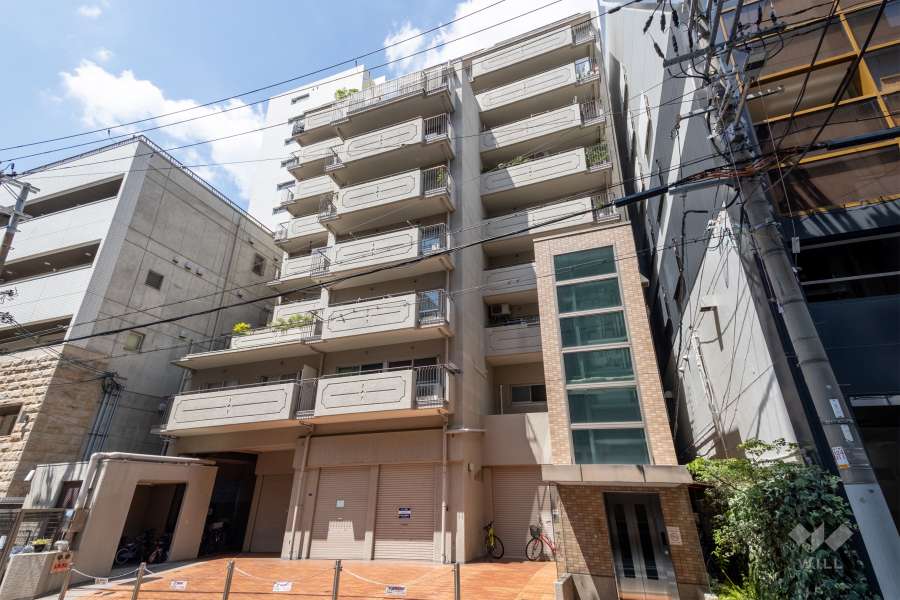 谷町クリーンハイツの外観（南東側から）