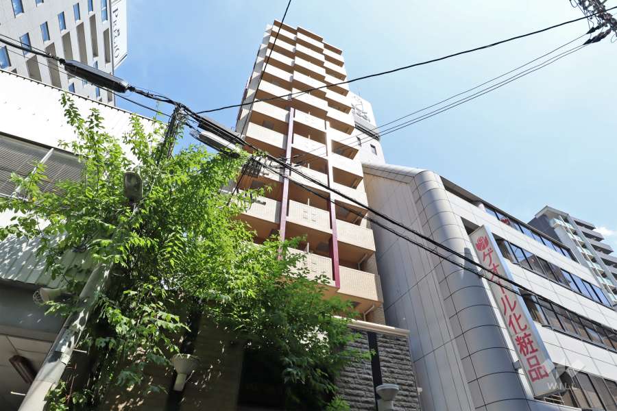 ディナスティ堺筋本町の外観（西側から）