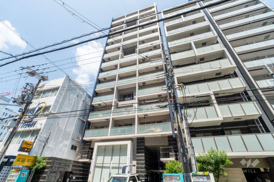 レジェンドール心斎橋EASTの外観（南東側から）