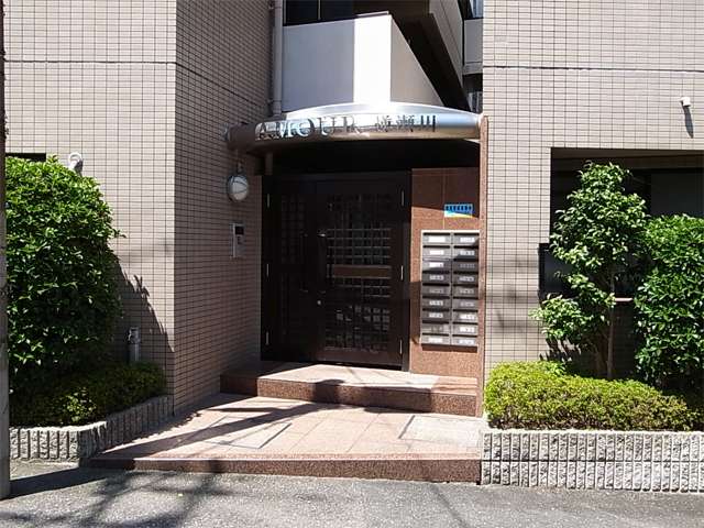 オートロック付きのエントランス