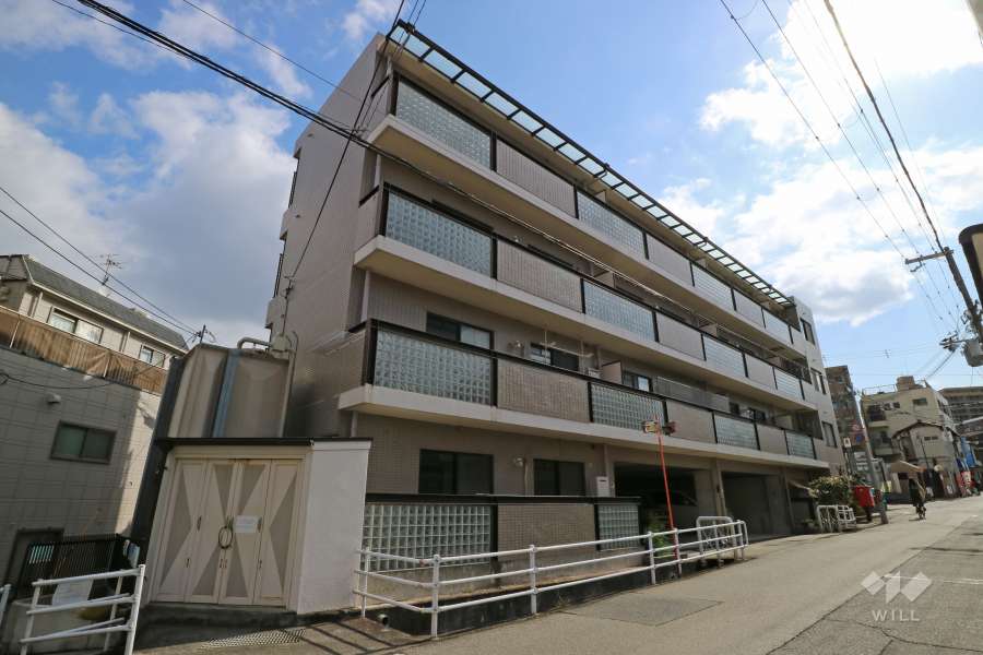 アムール逆瀬川の外観（北西側から）