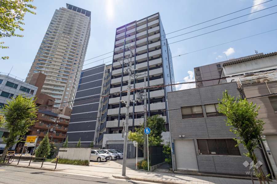 W--STYLE大阪谷町の外観（北東側から）