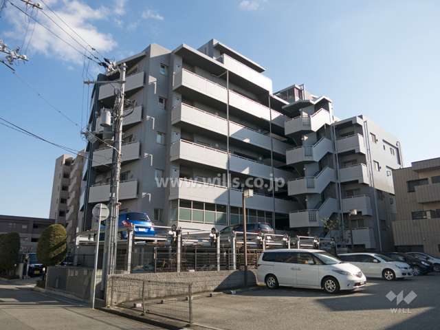 エーベル武庫之荘北の外観（北西側から）