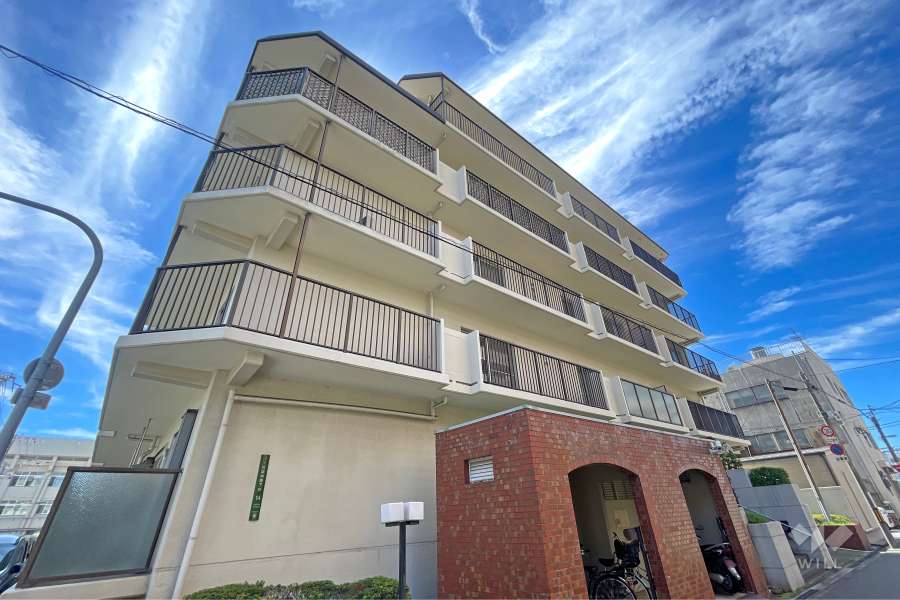 大淀中スワローハイツの外観(北東側から)