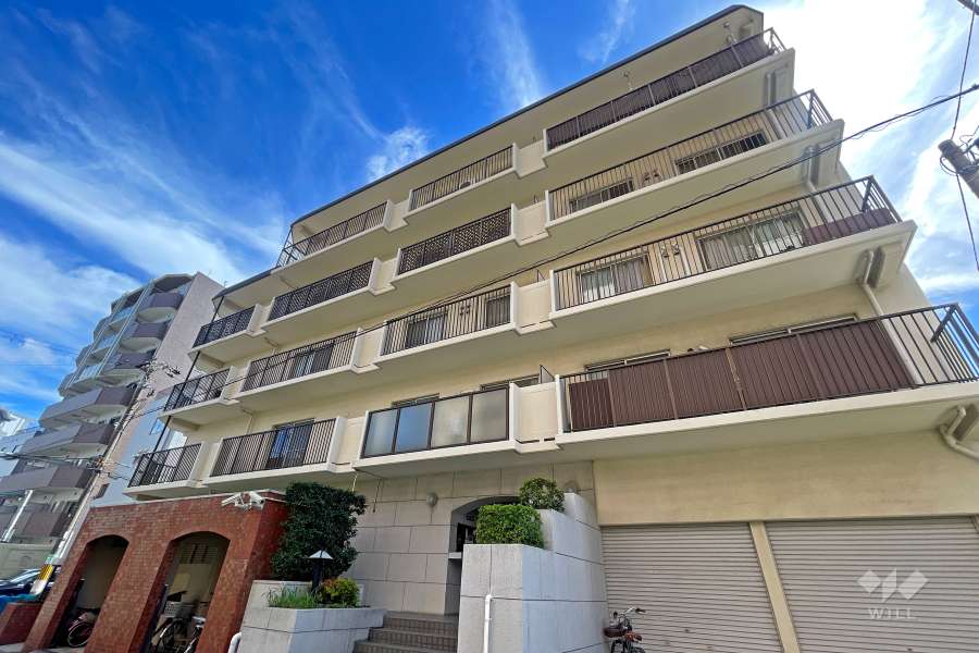 大淀中スワローハイツの外観(北西側から)