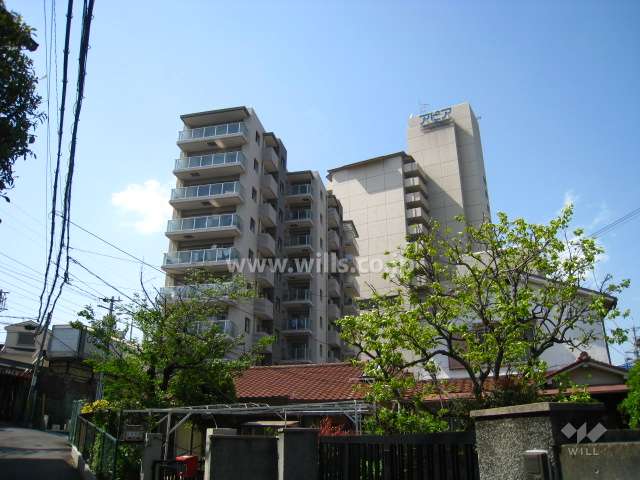 エヌヴィ逆瀬川の外観（南東側から）