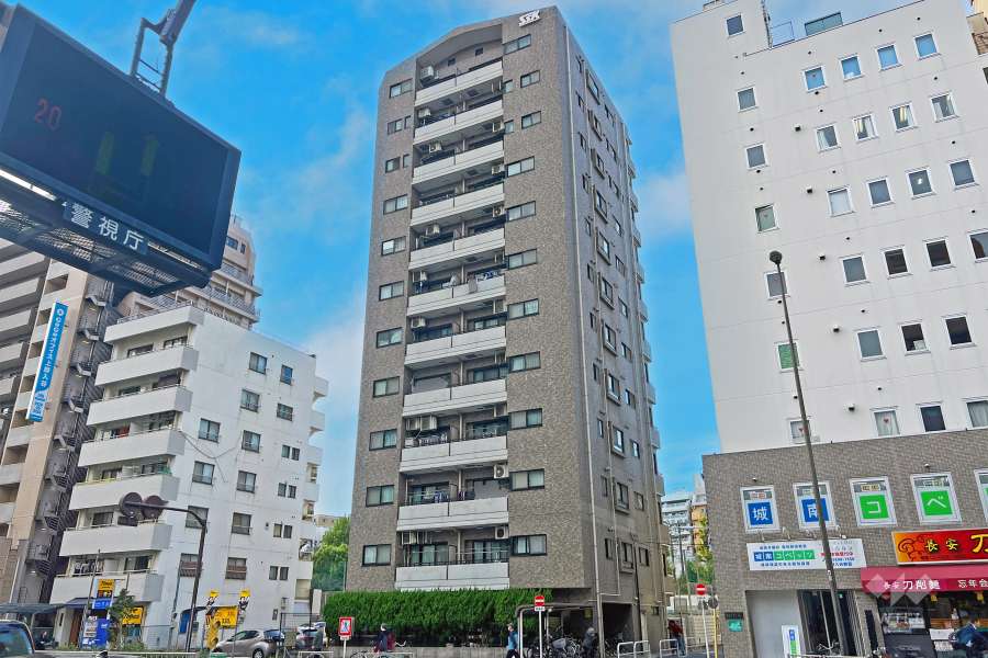 SSKグリーンパーク入谷の外観（東側から）