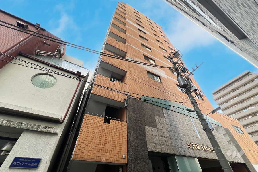 アシェール上野北の外観（北東側から）