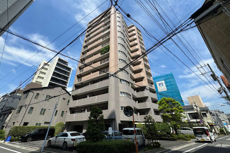 クレアシティ入谷の外観（南東側から）