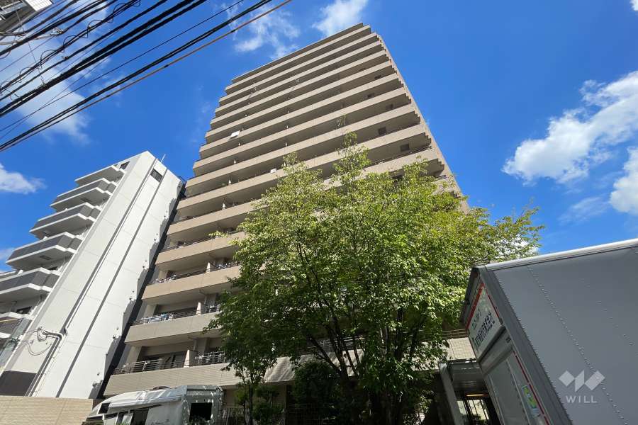 コスモ浅草ビューステージの外観（南東側から）