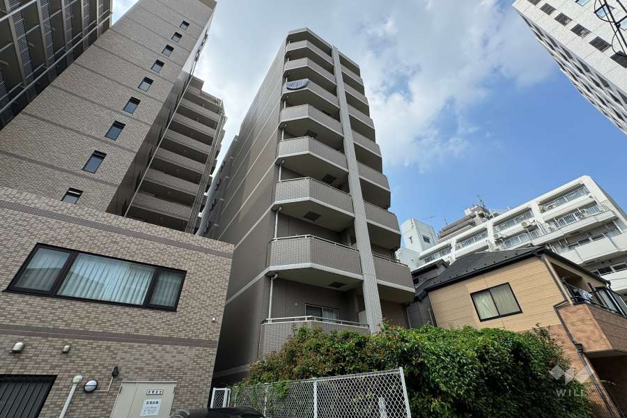 日神デュオステージ三ノ輪の外観（東側から）