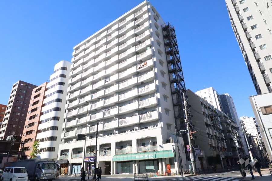 ハイマート入谷の外観(北東側から)