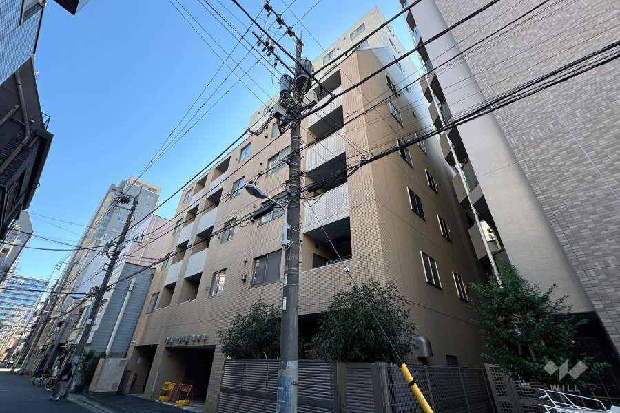 プリムローズ浅草ウエストの外観（北西側から）