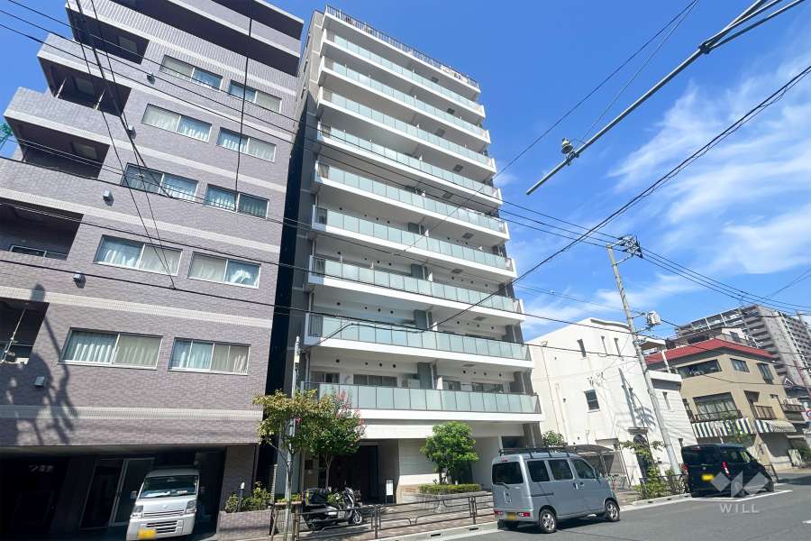 ミオカステーロ入谷の外観（南東側から）　