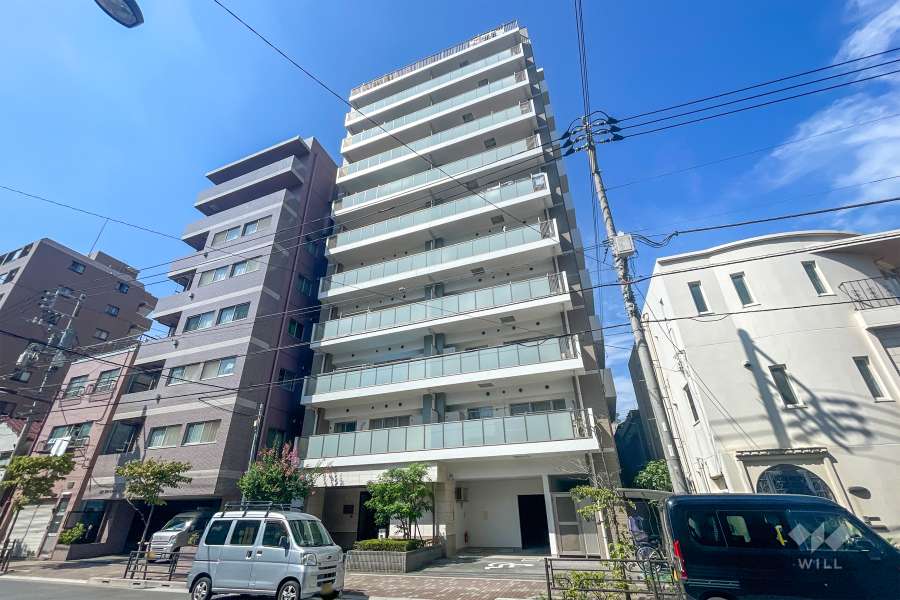 ミオカステーロ入谷の外観（北東側から）　