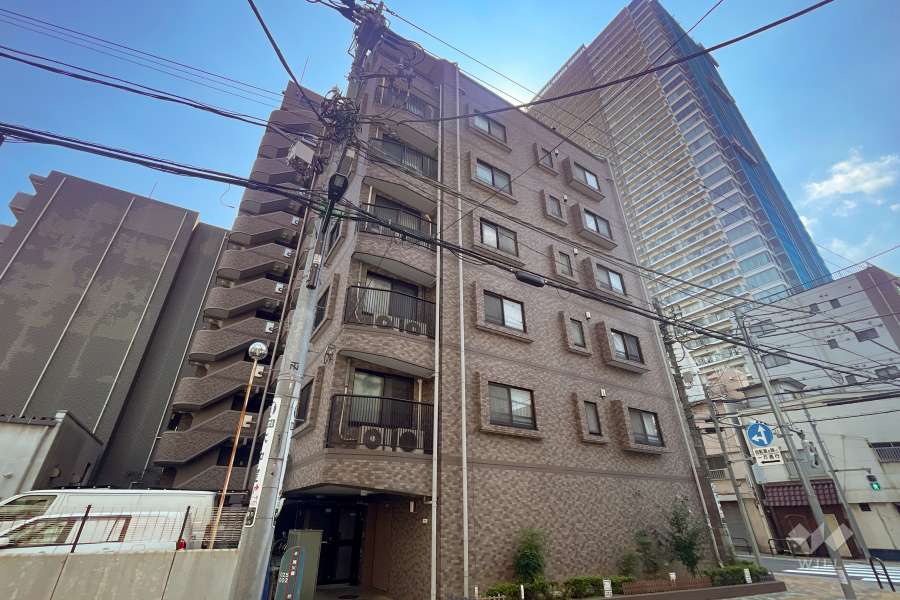 ライオンズシティ浅草の外観（北東側から）