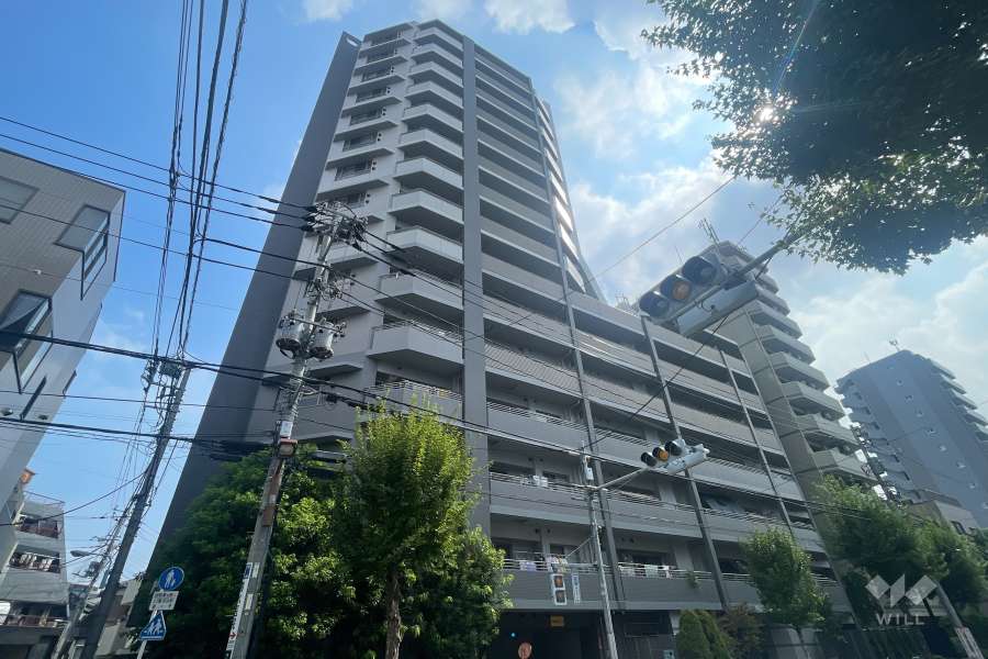 ライオンズシティ東京根岸の外観（西側から）