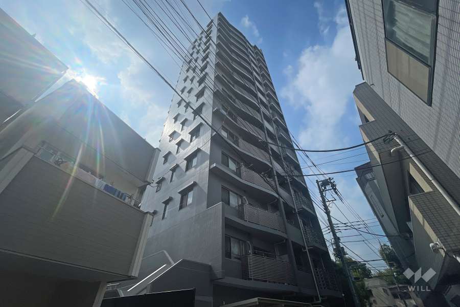 ライオンズシティ東京根岸の外観（北側から）