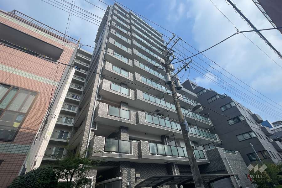 ライオンズマンション根岸東の外観（南東側から）