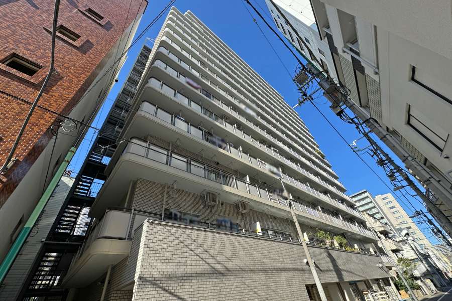 上野ロイヤルハイツの外観（南東側から）