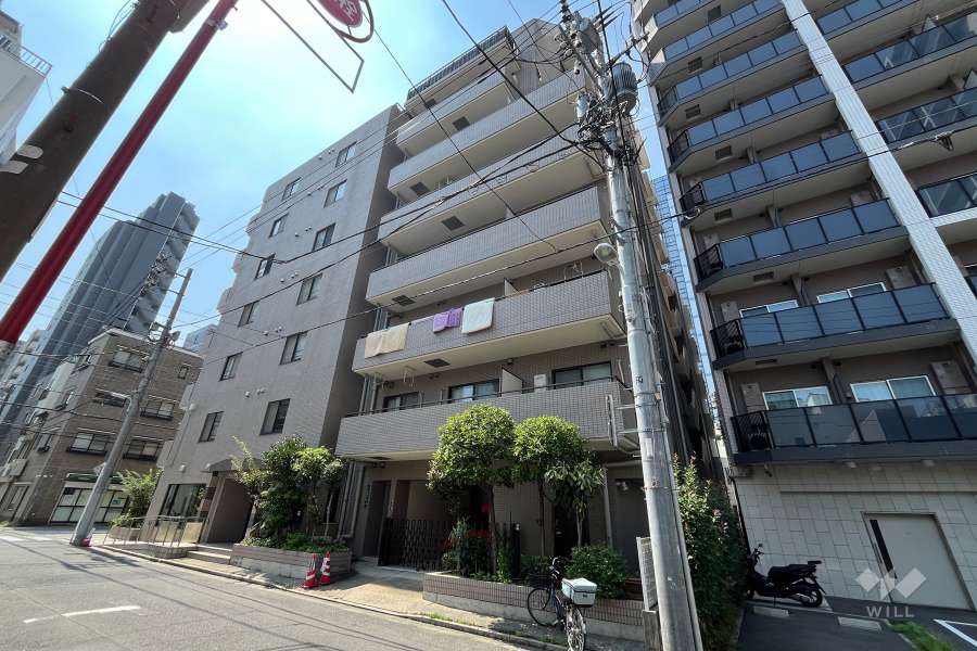 ムサシノコート浅草橋の外観（北東側から）