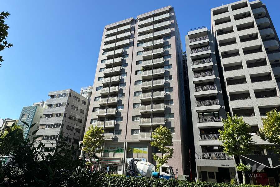 サンライズ浅草の外観（北東側から）