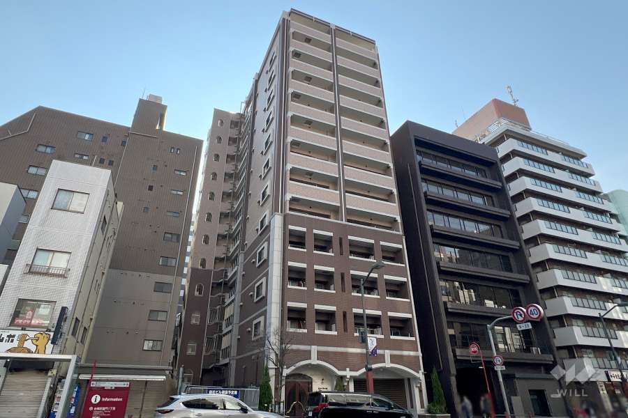 ライオンズグローベル浅草雷門の外観（北東側から）