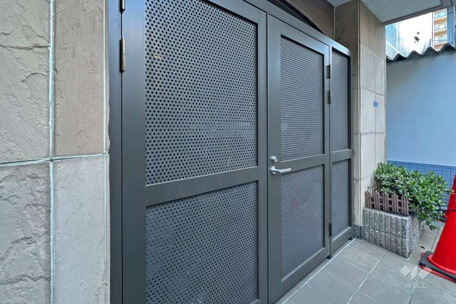 駐輪場の出入り口