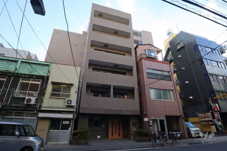 ルピナス台東レジデンスの外観(北東側から)