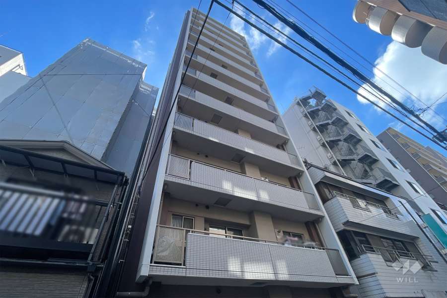 敷地東側の前面道路