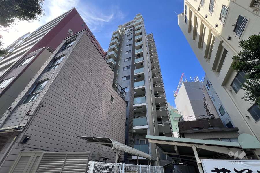 藤和シティホームズ蔵前駅前クレーデルコートの外観（南東側から）