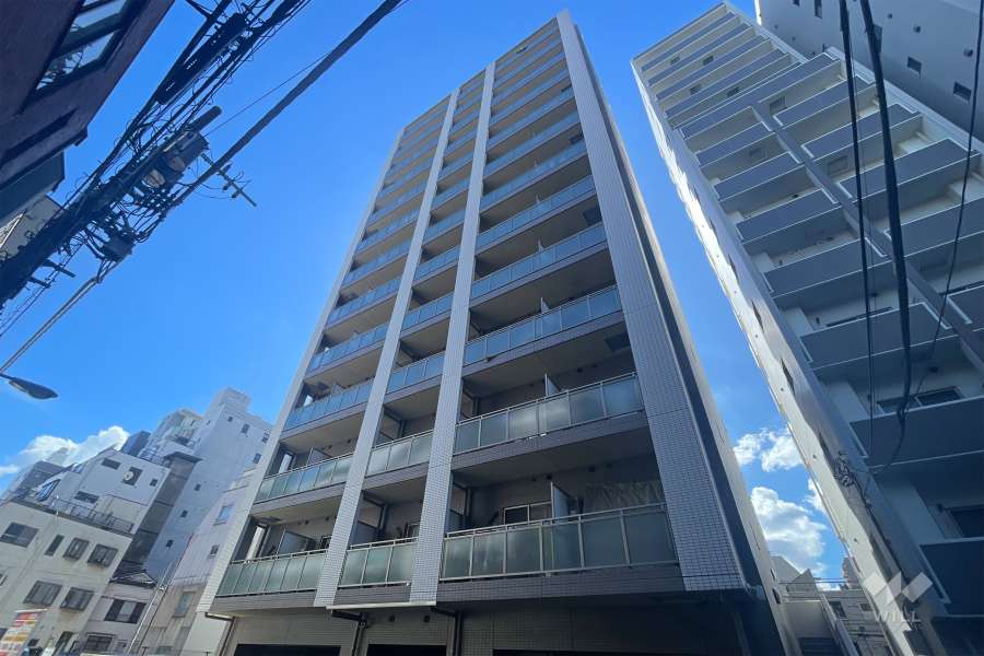 日神デュオステージ浅草三筋の外観（南東側から）