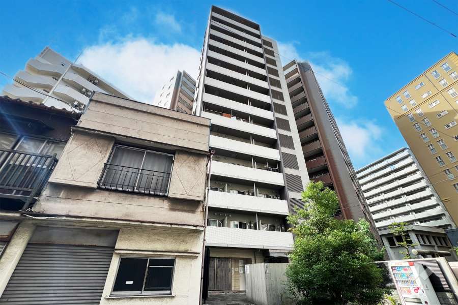 プラチナコート上野の外観（南側から）