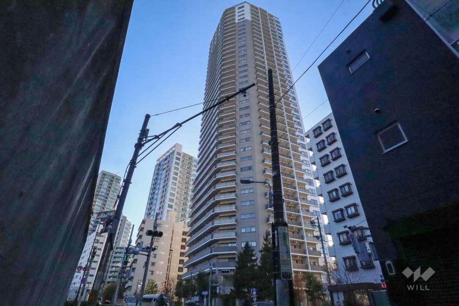 ルネッサンスタワー上野池之端の外観(北東側から)