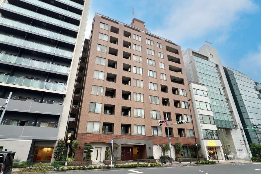 朝日サテライト上野の外観（北西側から）