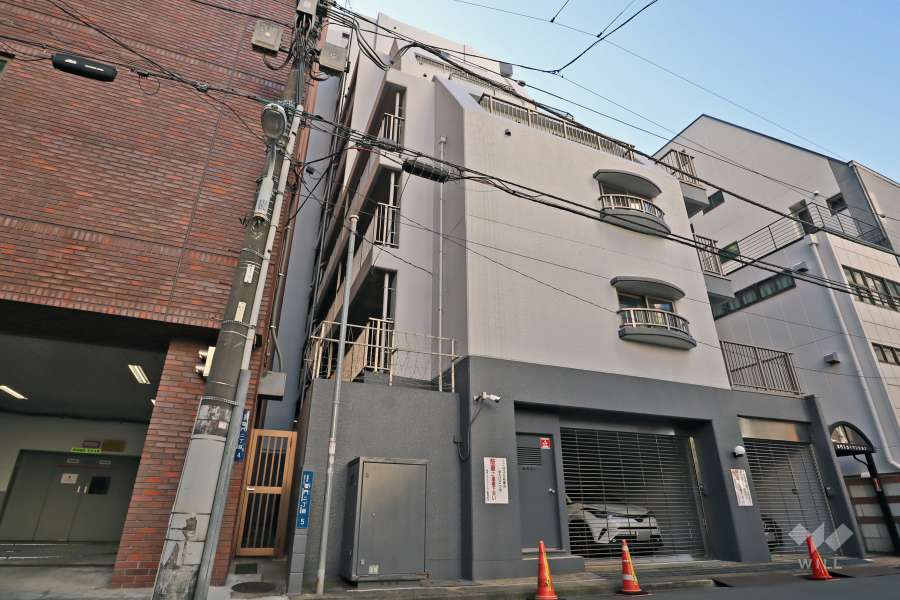 雷門スカイマンションの外観(北東側から)