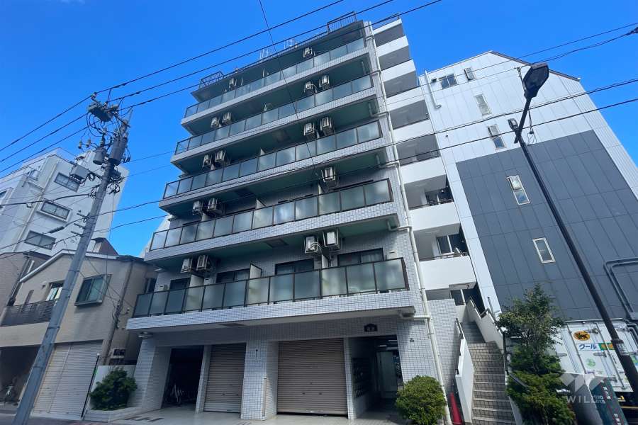ヴェラハイツ蔵前の外観（南西側から）