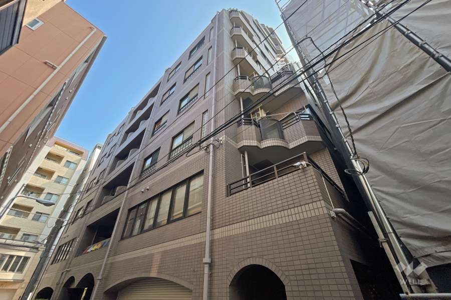 ロワール浅草寿の外観（南西側から）