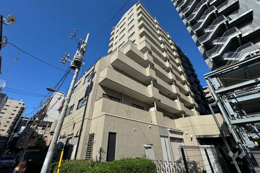 クレッセンコート浅草の外観（南東側から）