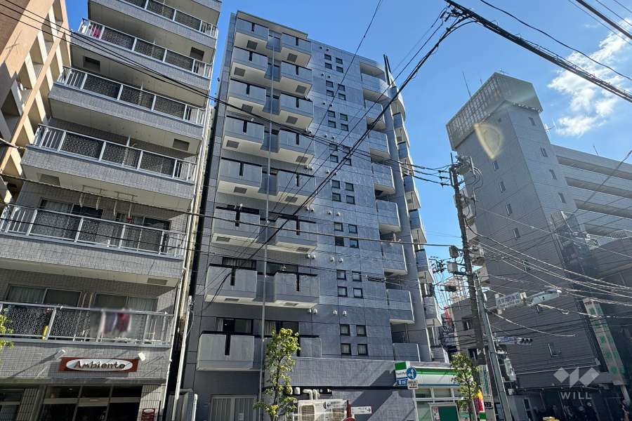 ダイヤモンドスクエア駒形の外観（北西側から）