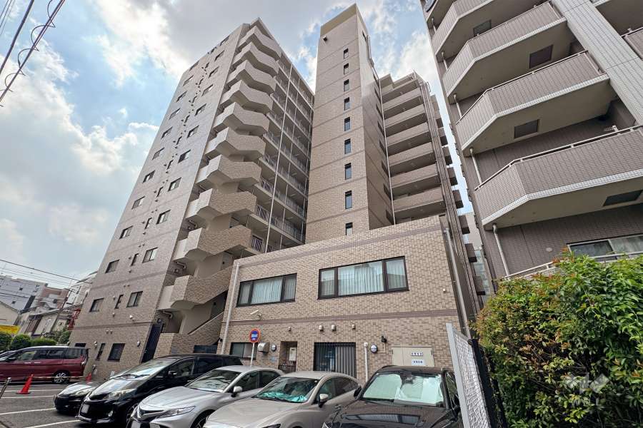 サンレイ浅草の外観（北東側から）