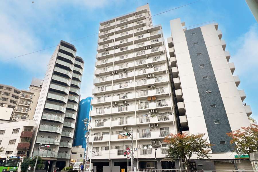 ノバ浅草の外観（南西側から）