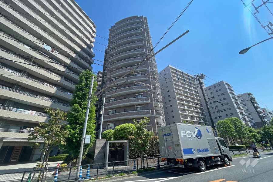カーサ浅草桜橋の外観（北西側から）