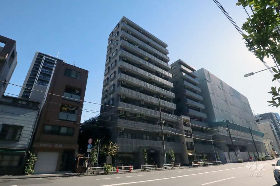 モリス御徒町の外観(北西側から)